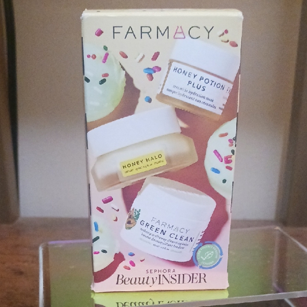 Farmacy Skincare Set with Green and White Packaging